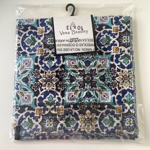 Vera Bradley 100% Cotton Cloth Napkins Set Of 4 “Lisbon Medallion Cool” 19x19 in